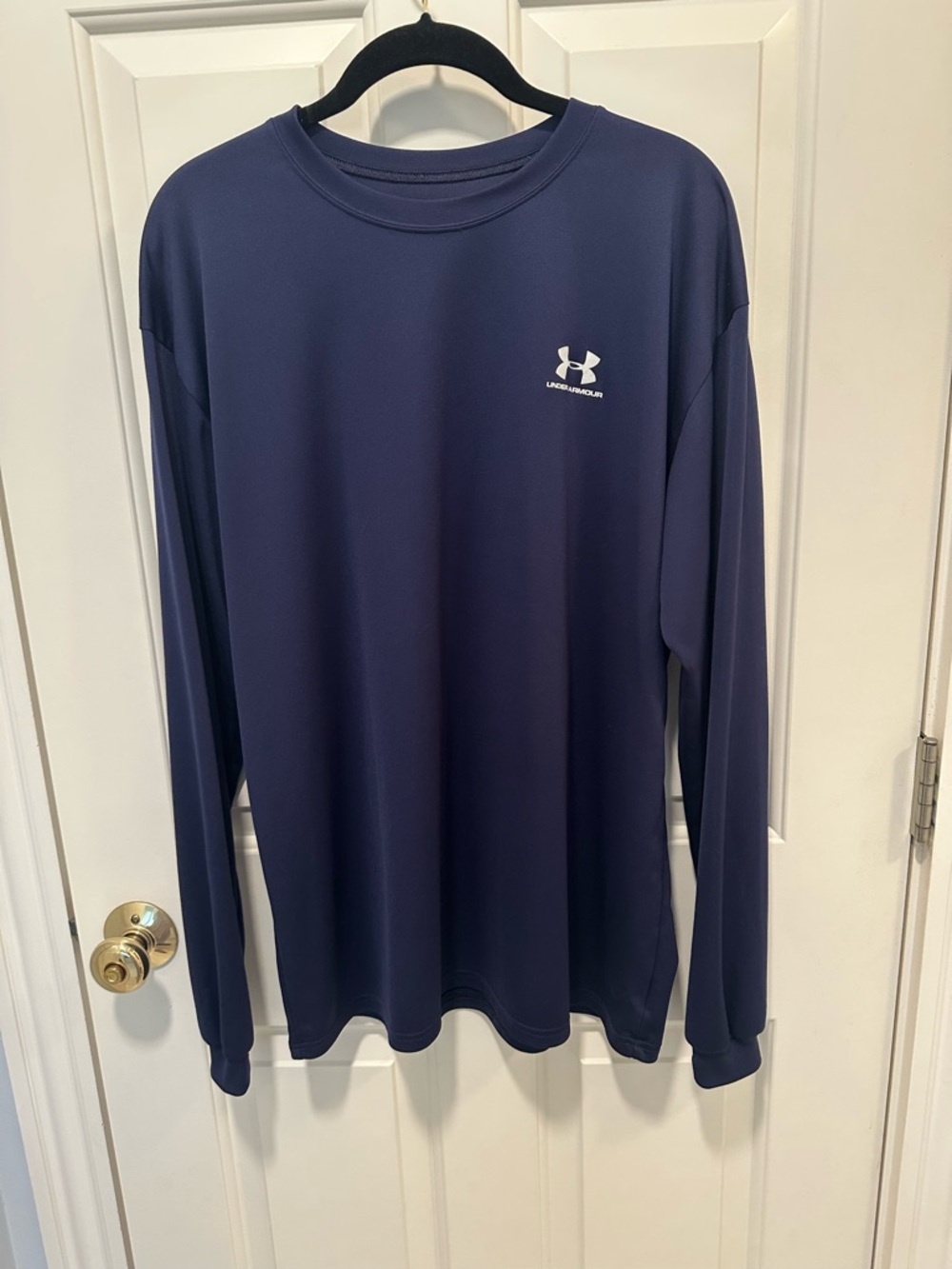 Under Armour Navy Blue Long Sleeve Performance Shirt